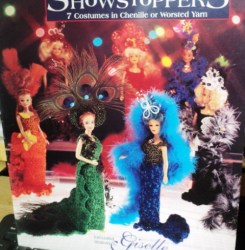 1232 BARBIE DOLL SHOWSTOPPER CROCHET STAGE COSTUMES LFLT